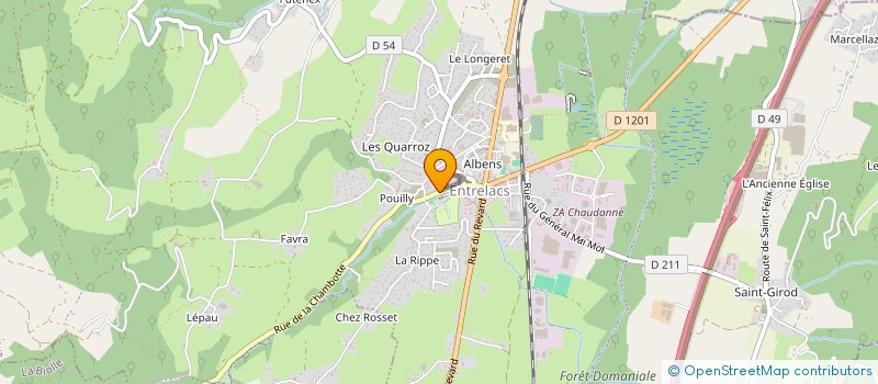 localisation de l'entreprise MADAME JULIETTE PEGAZ-BLANC  ENTRELACS