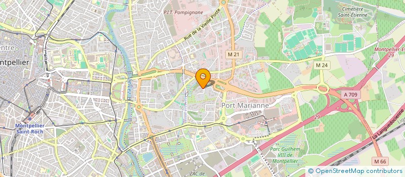 localisation de l'entreprise MADAME JULIETTE PELOFI  MONTPELLIER