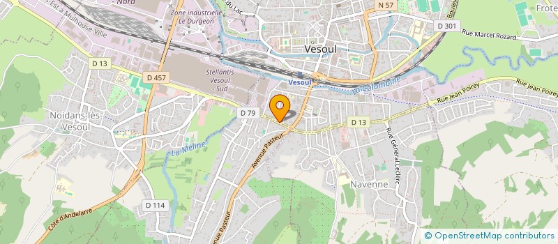 localisation de l'entreprise MADAME JULIETTE PENAUD  VESOUL