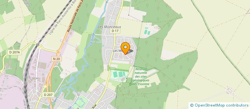 localisation de l'entreprise MADAME JULIETTE PEREIRA  MORIGNY-CHAMPIGNY