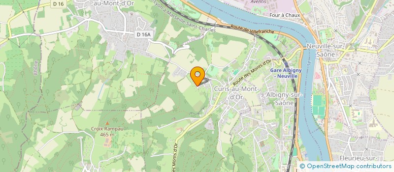 localisation de l'entreprise MADAME JULIETTE PERINETTI  CURIS-AU-MONT-D'OR