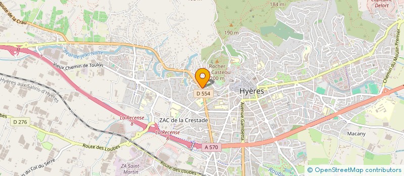 localisation de l'entreprise MADAME JULIETTE PEROTTO  HYERES