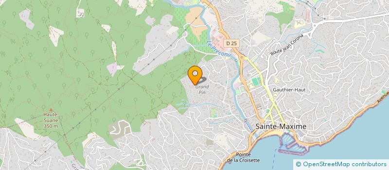 localisation de l'entreprise MADAME JULIETTE PERRONE à SAINTE-MAXIME
