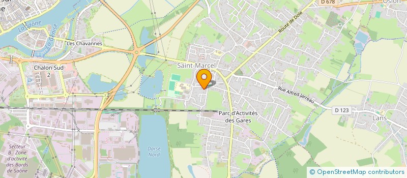 localisation de l'entreprise MADAME JULIETTE PERRUSSON  SAINT-MARCEL