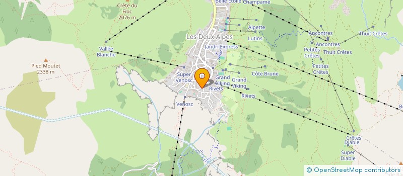 localisation de l'entreprise MADAME JULIETTE PERSYN  LES DEUX ALPES