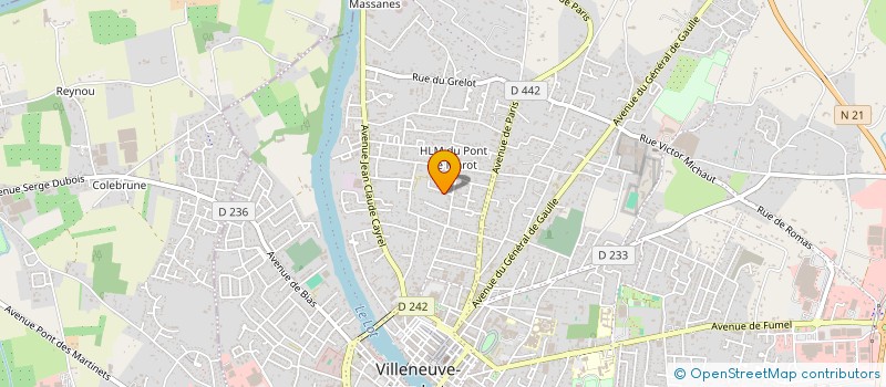 localisation de l'entreprise MADAME JULIETTE PETILLON  VILLENEUVE-SUR-LOT