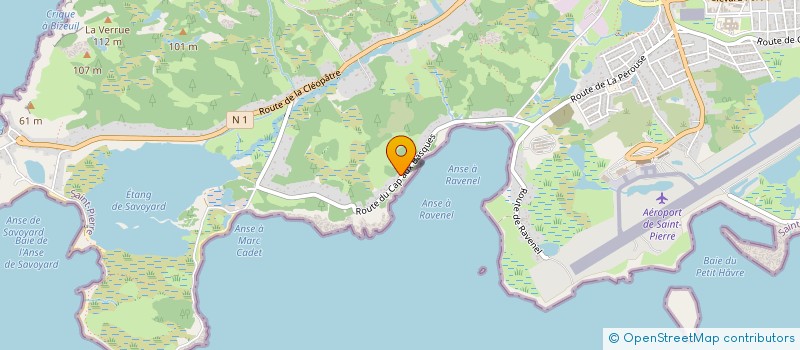 localisation de l'entreprise MADAME JULIETTE PETITPAS  SAINT-PIERRE