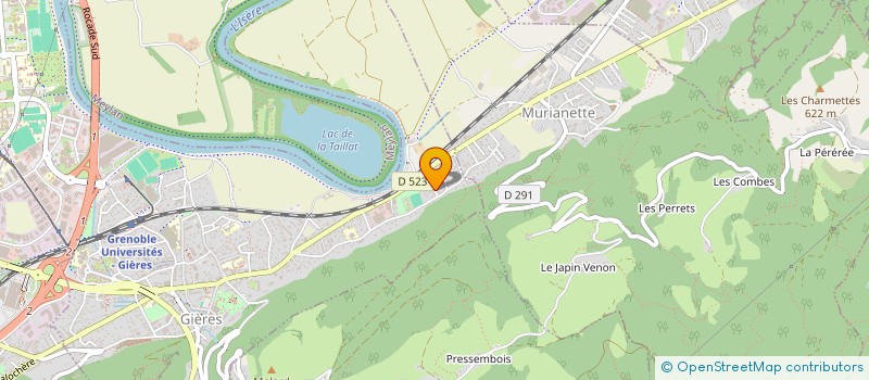 localisation de l'entreprise MADAME JULIETTE PEYRE  GIERES