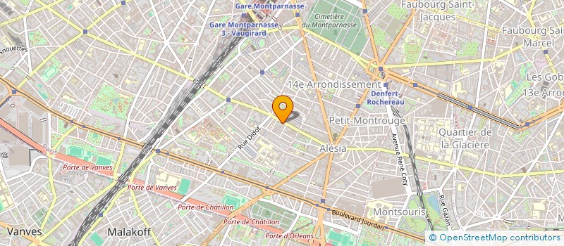 localisation de l'entreprise MADAME JULIETTE PEYROU  PARIS