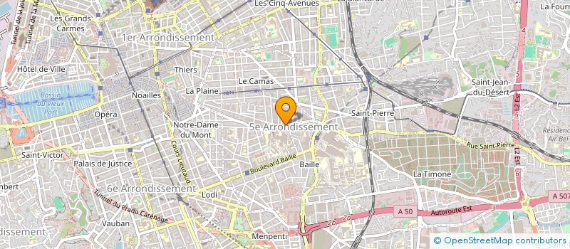 localisation de l'entreprise MADAME JULIETTE PHELIP à MARSEILLE