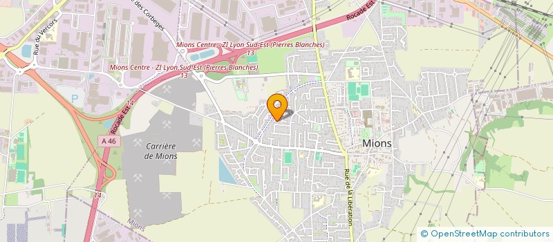 localisation de l'entreprise MADAME JULIETTE PINET  MIONS