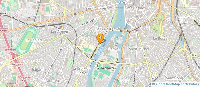 localisation de l'entreprise MADAME JULIETTE PITON  TOULOUSE