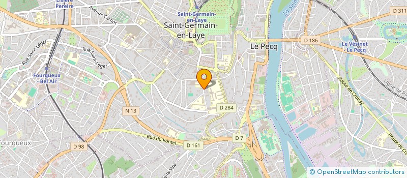 localisation de l'entreprise MADAME JULIETTE POLLET  SAINT-GERMAIN-EN-LAYE