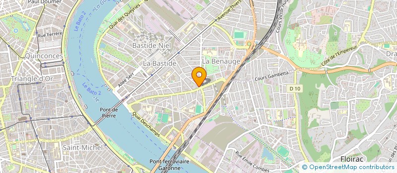 localisation de l'entreprise MADAME JULIETTE POUSTIS  BORDEAUX