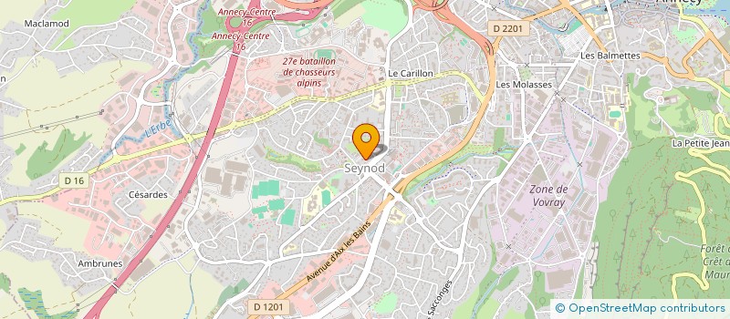 localisation de l'entreprise MADAME JULIETTE PRAT à ANNECY