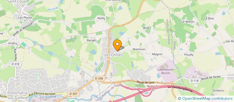 localisation de l'entreprise MADAME JULIETTE PROST  VINDRY-SUR-TURDINE