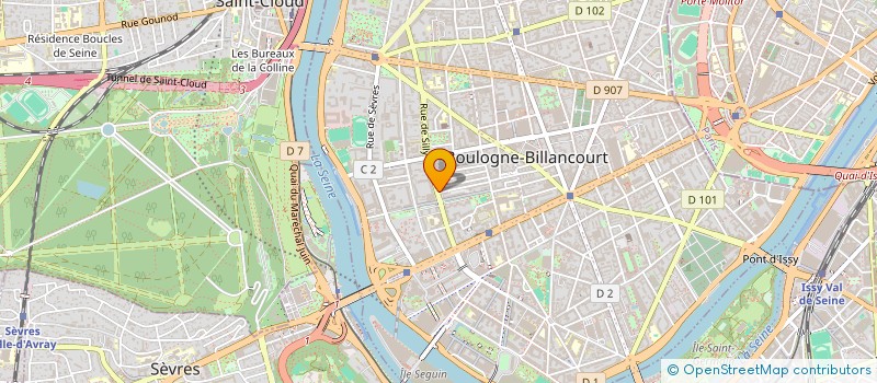 localisation de l'entreprise MADAME JULIETTE QU  BOULOGNE-BILLANCOURT