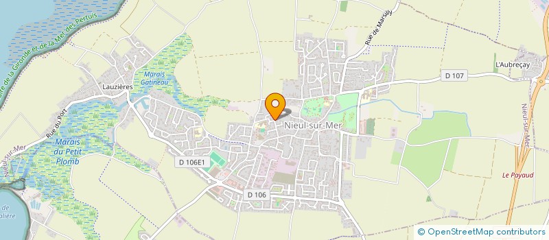 localisation de l'entreprise MADAME JULIETTE QUIGNIOT  NIEUL-SUR-MER