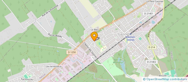 localisation de l'entreprise MADAME JULIETTE RABOCELLI  CESTAS