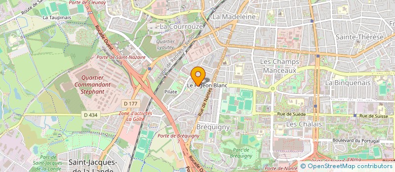 localisation de l'entreprise MADAME JULIETTE RAULT  SAINT-JACQUES-DE-LA-LANDE