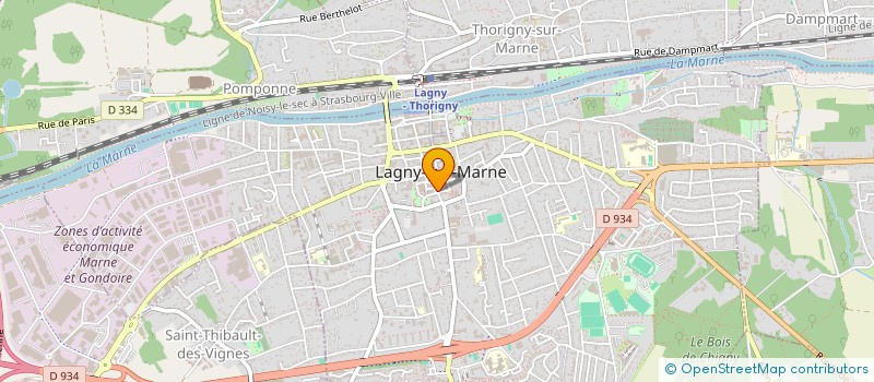 localisation de l'entreprise MADAME JULIETTE RAYNAL  LAGNY-SUR-MARNE