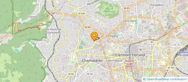 localisation de l'entreprise MADAME JULIETTE RAYNAUD  CHAMALIERES