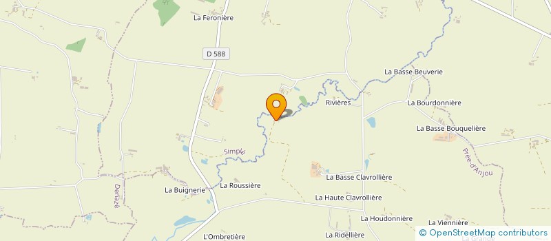 localisation de l'entreprise MADAME JULIETTE REAU DE LA GAIGONNIERE  PREE-D'ANJOU