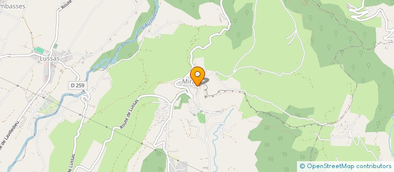 localisation de l'entreprise MADAME JULIETTE REBELO  MIRABEL