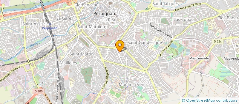 localisation de l'entreprise MADAME JULIETTE REGUANT à PERPIGNAN