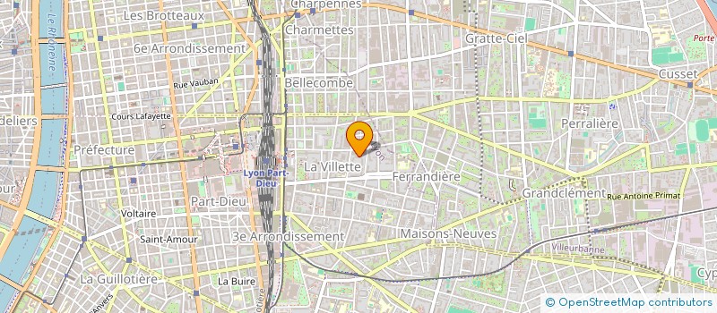 localisation de l'entreprise MADAME JULIETTE REY à LYON