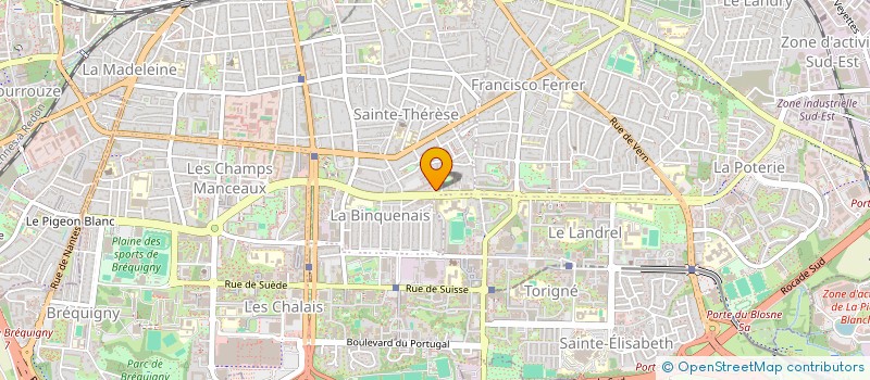 localisation de l'entreprise MADAME JULIETTE RIOU  RENNES