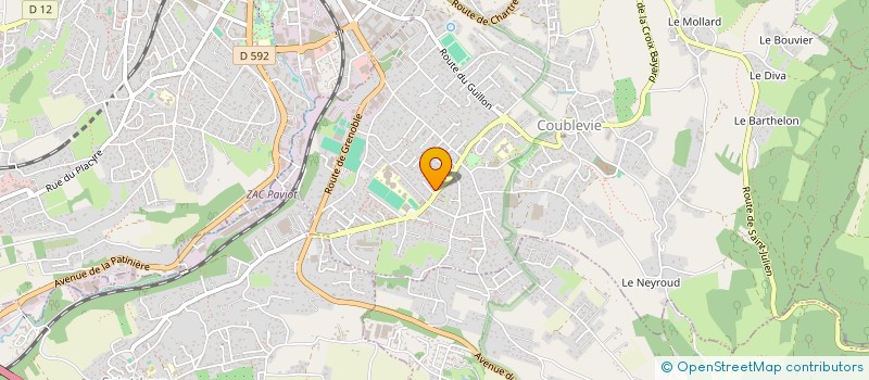 localisation de l'entreprise MADAME JULIETTE RIVRON  COUBLEVIE