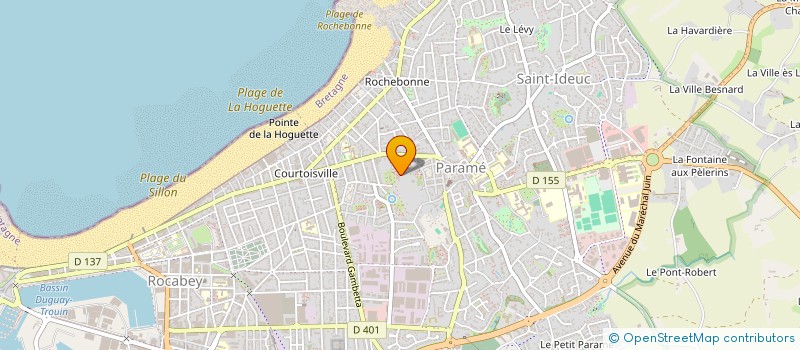 localisation de l'entreprise MADAME JULIETTE ROBIN  SAINT-MALO