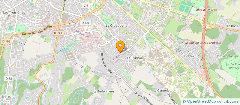 localisation de l'entreprise MADAME JULIETTE ROBIN  POITIERS