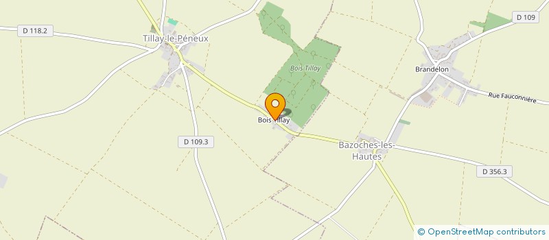 localisation de l'entreprise MADAME JULIETTE ROGER à TILLAY-LE-PENEUX