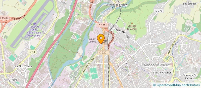 localisation de l'entreprise MADAME JULIETTE ROGER à ANNECY