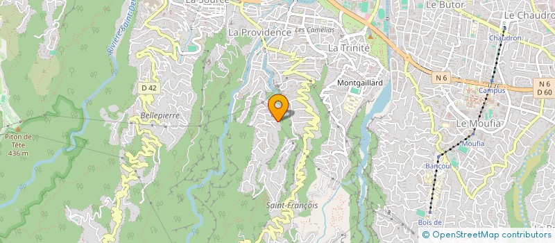 localisation de l'entreprise MADAME JULIETTE RONDET  SAINT-DENIS