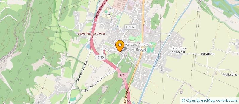 localisation de l'entreprise MADAME JULIETTE RONIN-GUELLE  SAINT-PAUL-DE-VARCES