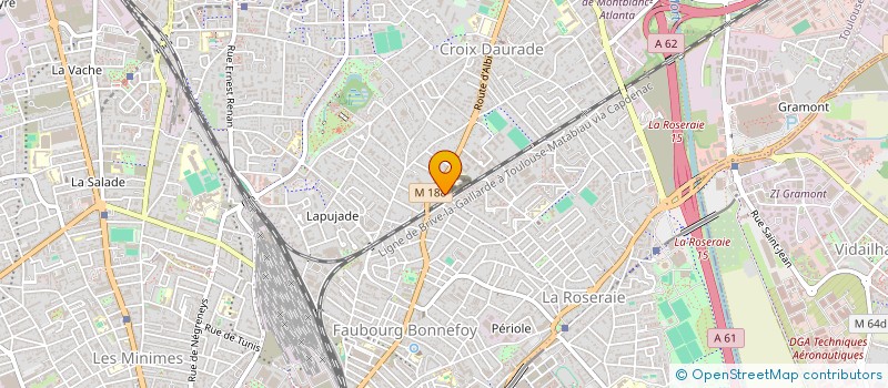 localisation de l'entreprise MADAME JULIETTE ROPARS  TOULOUSE