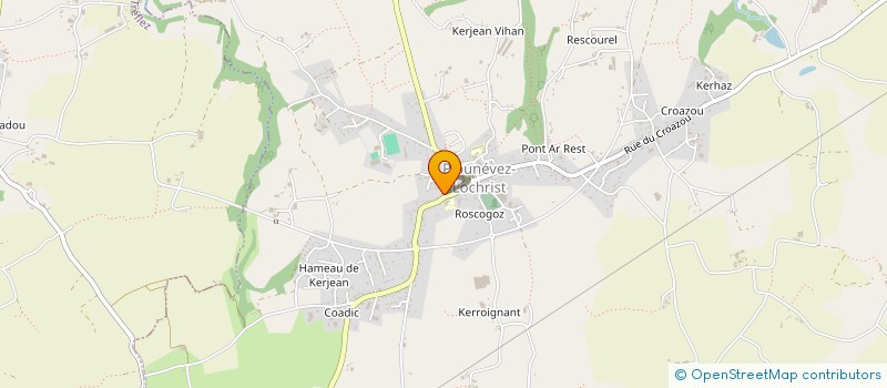 localisation de l'entreprise MADAME JULIETTE ROSEC  PLOUNEVEZ-LOCHRIST