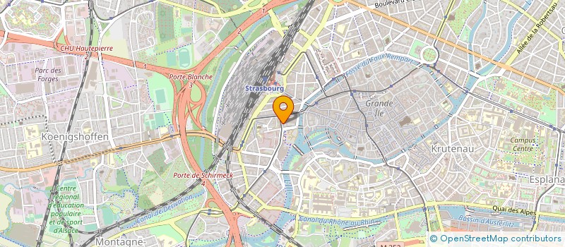 localisation de l'entreprise MADAME JULIETTE ROUSSEL à STRASBOURG