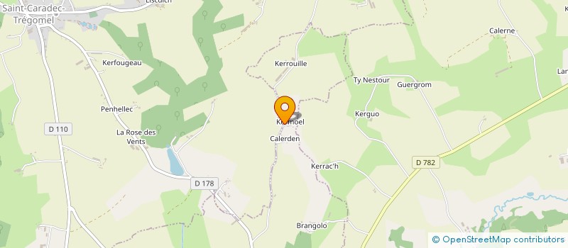 localisation de l'entreprise MADAME JULIETTE ROUSSEL  KERNASCLEDEN