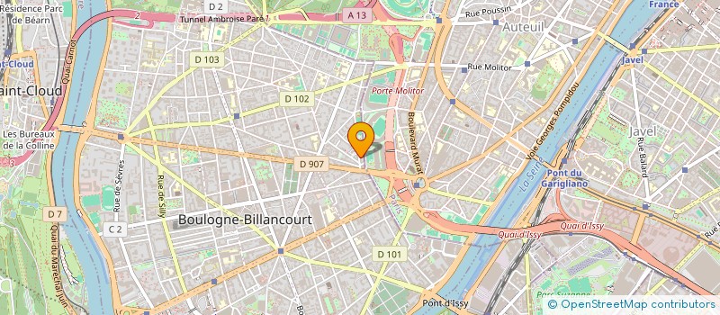 localisation de l'entreprise MADAME JULIETTE ROUZADE à BOULOGNE-BILLANCOURT