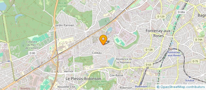 localisation de l'entreprise MADAME JULIETTE SALLE  LE PLESSIS-ROBINSON