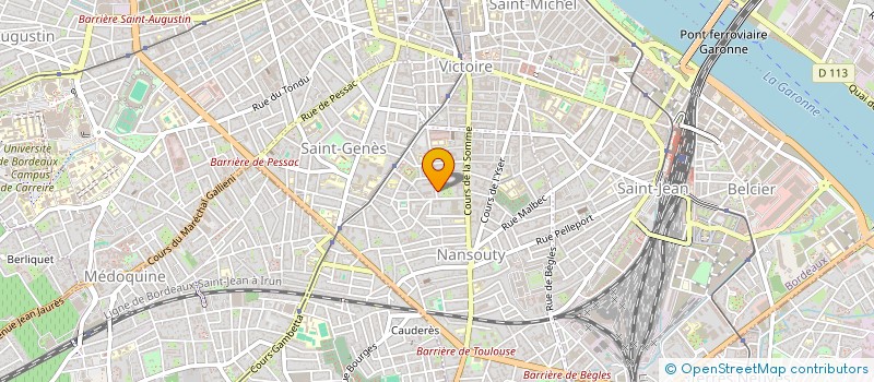 localisation de l'entreprise MADAME JULIETTE SARRAUTE  BORDEAUX