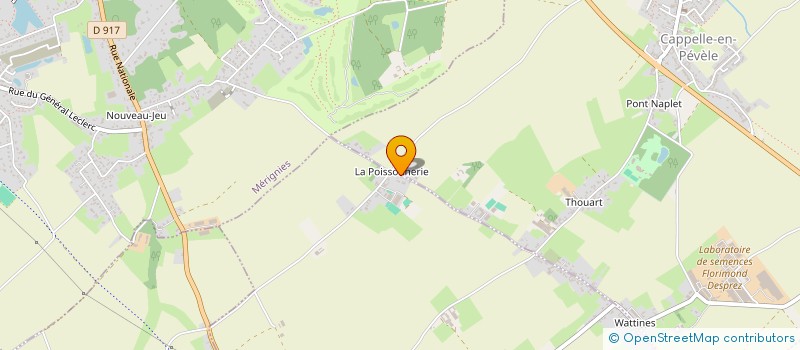 localisation de l'entreprise MADAME JULIETTE SART  CAPPELLE-EN-PEVELE