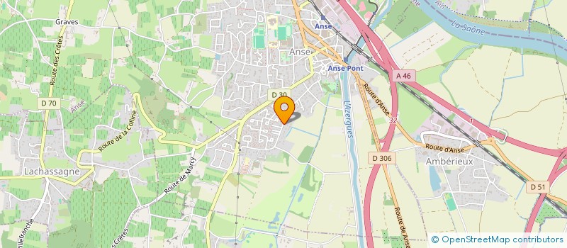 localisation de l'entreprise MADAME JULIETTE SAUZET  ANSE