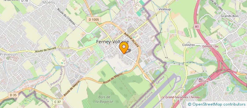 localisation de l'entreprise MADAME JULIETTE SCHACK à FERNEY-VOLTAIRE