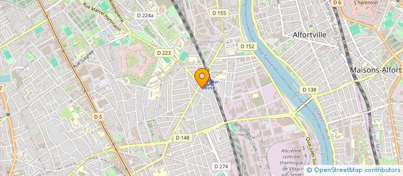 localisation de l'entreprise MADAME JULIETTE SCHANG à VITRY-SUR-SEINE