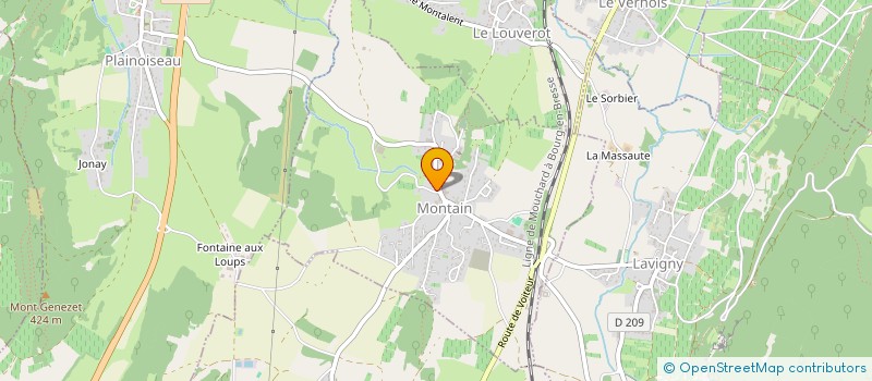 localisation de l'entreprise MADAME JULIETTE SEIGLE-FERRAND  MONTAIN